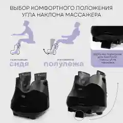 Массажер для ног с подогревом PLANTA MF-30, компрессионный массаж стоп, лодыжек, икр