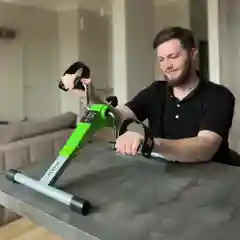 Мини-велотренажер складной педальный для реабилитации для рук и ног PLANTA FD-BIKE-001