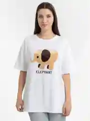 Белый футболка оверсайз