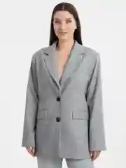 Серый пиджак женский