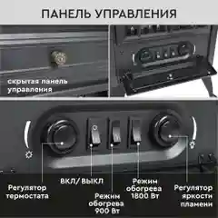 Электрокамин PLANTA PFP-FS100, напольный