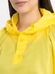 Желтый пончо
