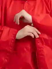 Желтый пончо