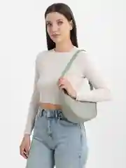 Мятный сумка женская, через плечо