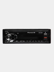 Магнитола автомобильная / автомагнитола 1 DIN Bluetooth, AUX, USB, пульт, 12-24 V