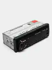 Магнитола автомобильная / автомагнитола 1 DIN Bluetooth, AUX, USB, пульт, 12-24 V