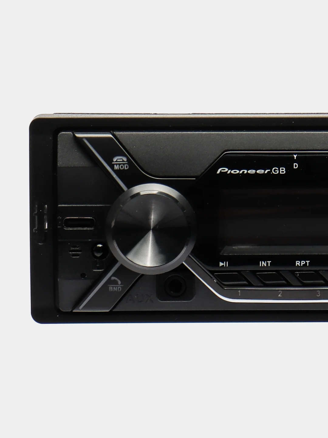 Магнитола автомобильная / автомагнитола 1 DIN Bluetooth, AUX, USB, Type-c, пульт