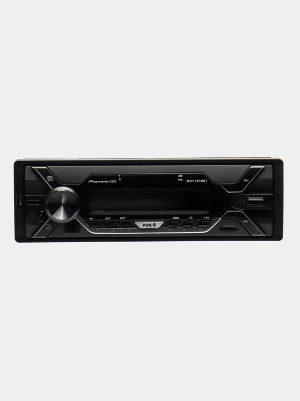 Магнитола автомобильная / автомагнитола 1 DIN Bluetooth, AUX, USB, Type-c, пульт