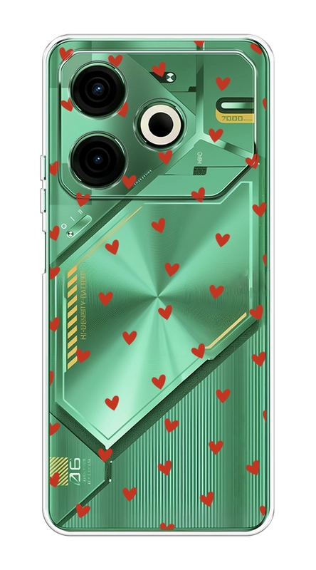 Чехол на Tecno Pova 6 Neo / Техно Пова 6 Нео прозрачный, с принтом, защита камеры