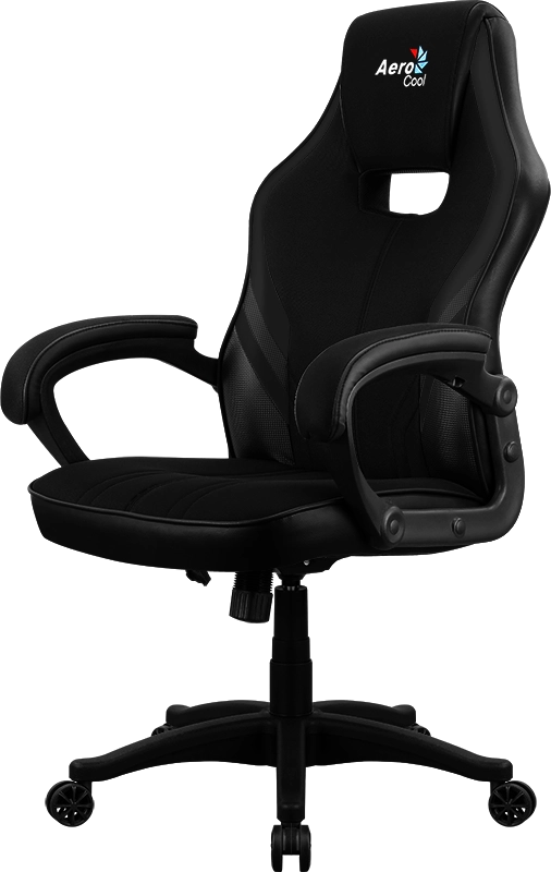 Кресло Aerocool AERO 2 Alpha All black  (150кг, ткань AIR MESH, фикс. подлокотник)