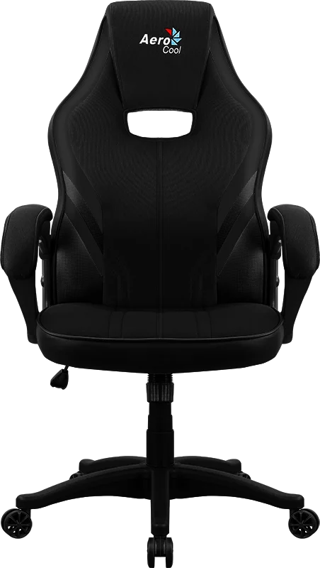 Кресло Aerocool AERO 2 Alpha All black  (150кг, ткань AIR MESH, фикс. подлокотник)