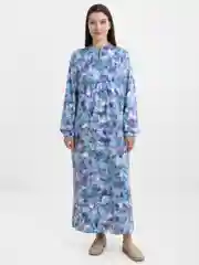 Голубой платье длинное, мусульманское, размеры с 50 по 56,LILIANS