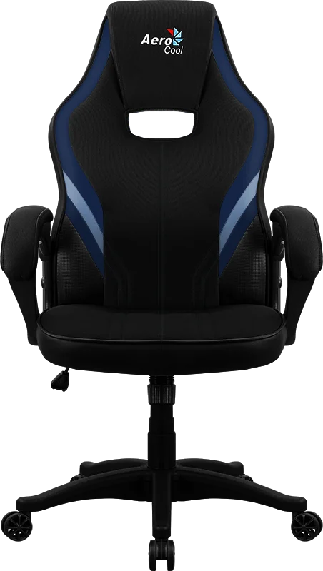 Кресло Aerocool AERO 2 Alpha black/blue (150кг, ткань AIR MESH, фикс. подлокотник)