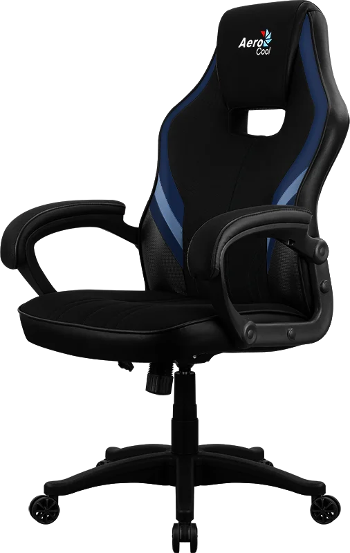 Кресло Aerocool AERO 2 Alpha black/blue (150кг, ткань AIR MESH, фикс. подлокотник)