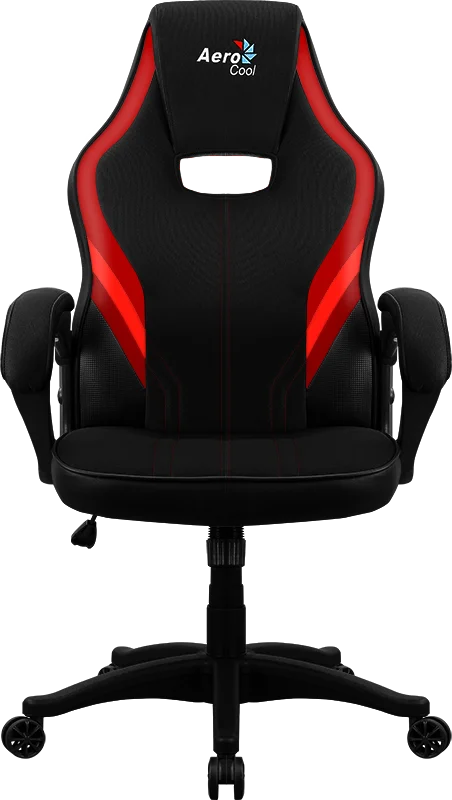 Кресло Aerocool AERO 2 Alpha black/red (150кг, ткань AIR MESH, фикс. подлокотник)