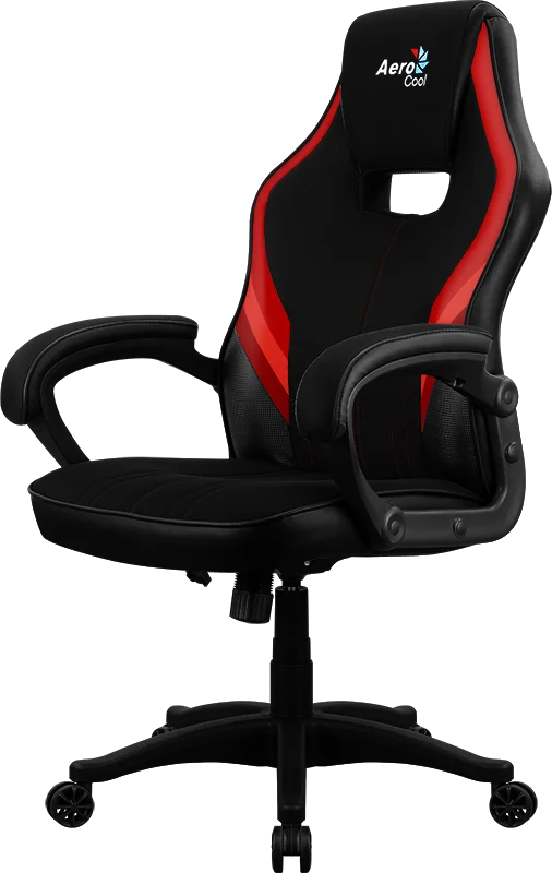 Кресло Aerocool AERO 2 Alpha black/red (150кг, ткань AIR MESH, фикс. подлокотник)