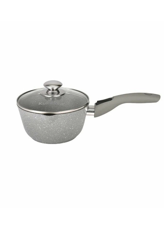 Кастрюля Kukmara ковш съемной ручкой, крышка, износостойкое антипригарное покрытие, 1,5 л