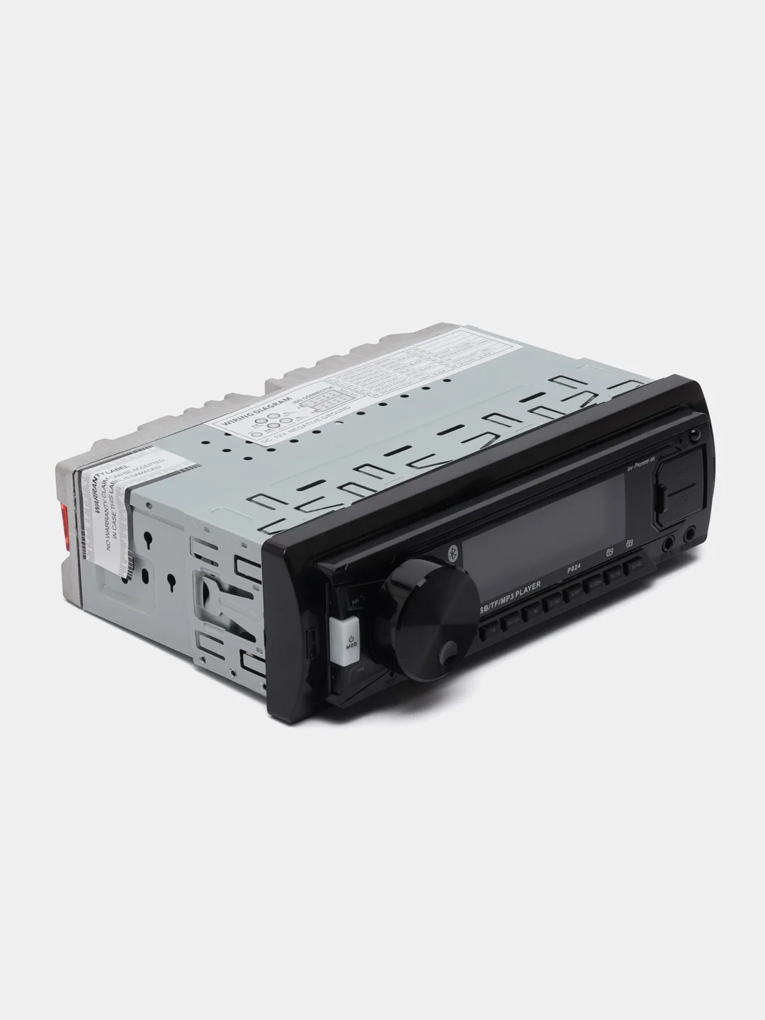 Магнитола автомобильная / автомагнитола 1 DIN Bluetooth, AUX, USB, пульт