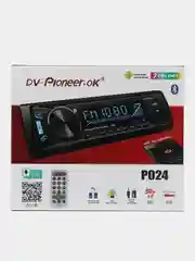 Магнитола автомобильная / автомагнитола 1 DIN Bluetooth, AUX, USB, пульт