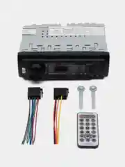 Магнитола автомобильная / автомагнитола 1 DIN Bluetooth, AUX, USB, пульт