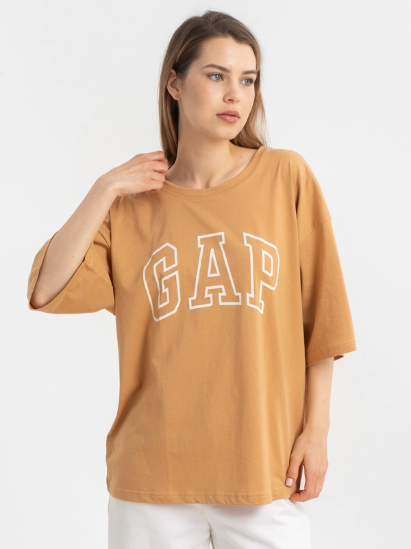 Женская футболка свободного кроя oversize