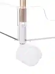 Этажерка трёхъярусная для ванной и кухни на колёсах, 40,5x22,5x64 см