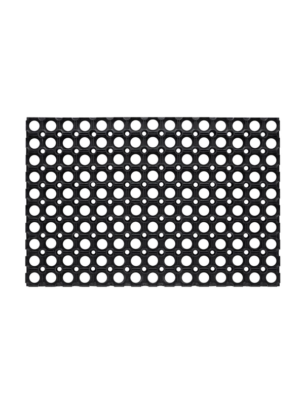 Коврик придверный 40x60x1,6 см, ячеистый, грязесборный, резина