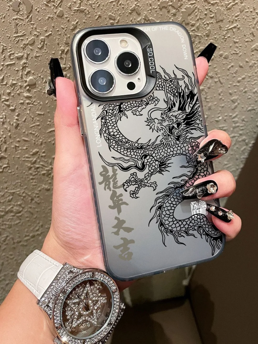 Черный чехол для айфон (iPhone) 11 12 13 14 15 16 Pro Max Plus