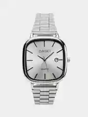 Серебряный часы мужские наручные Casio