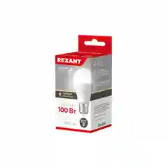 Лампа светодиодная REXANT Груша, A60, 11,5 Вт, E27, 1093 Лм, 2700 K