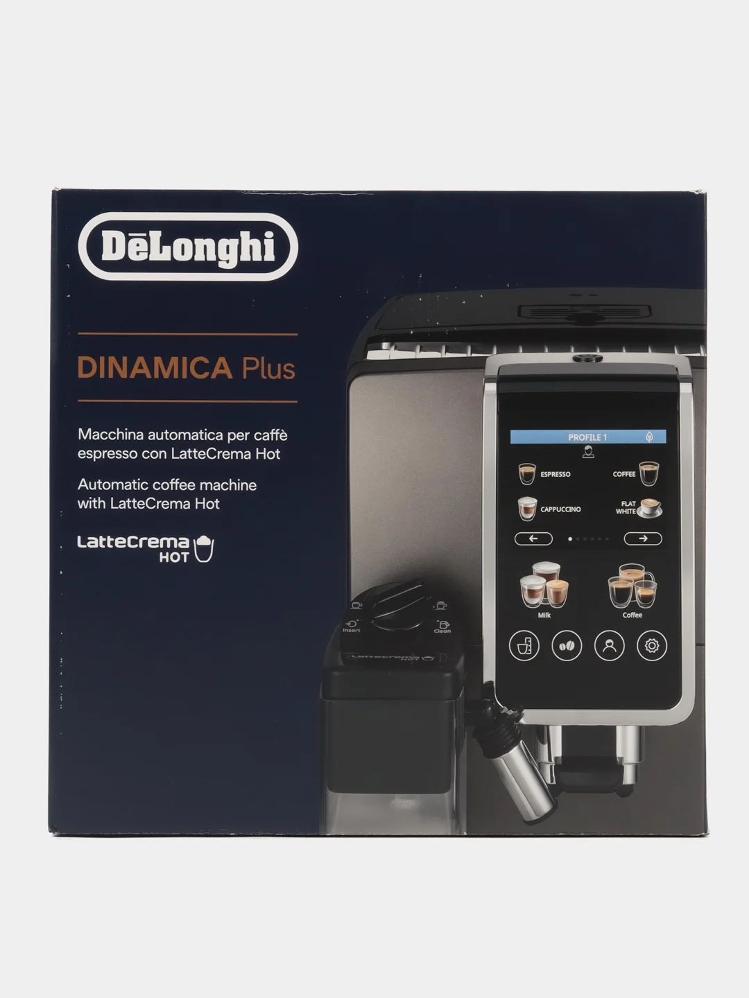 Кофемашина автоматическая зерновая DeLonghi Dinamica Plus ECAM380.85.SB