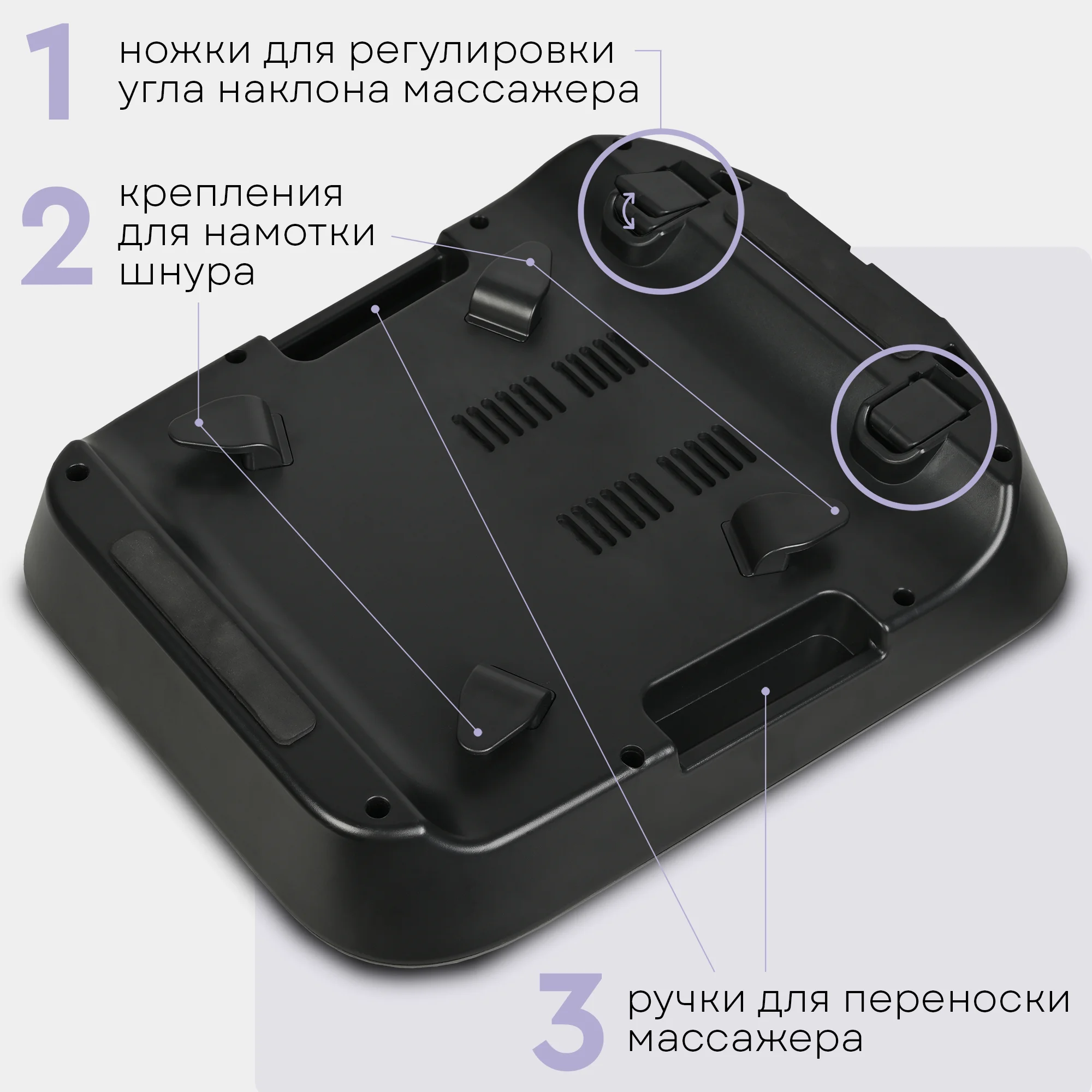 Массажер для ног с подогревом 5 в 1 PLANTA MF-TS5