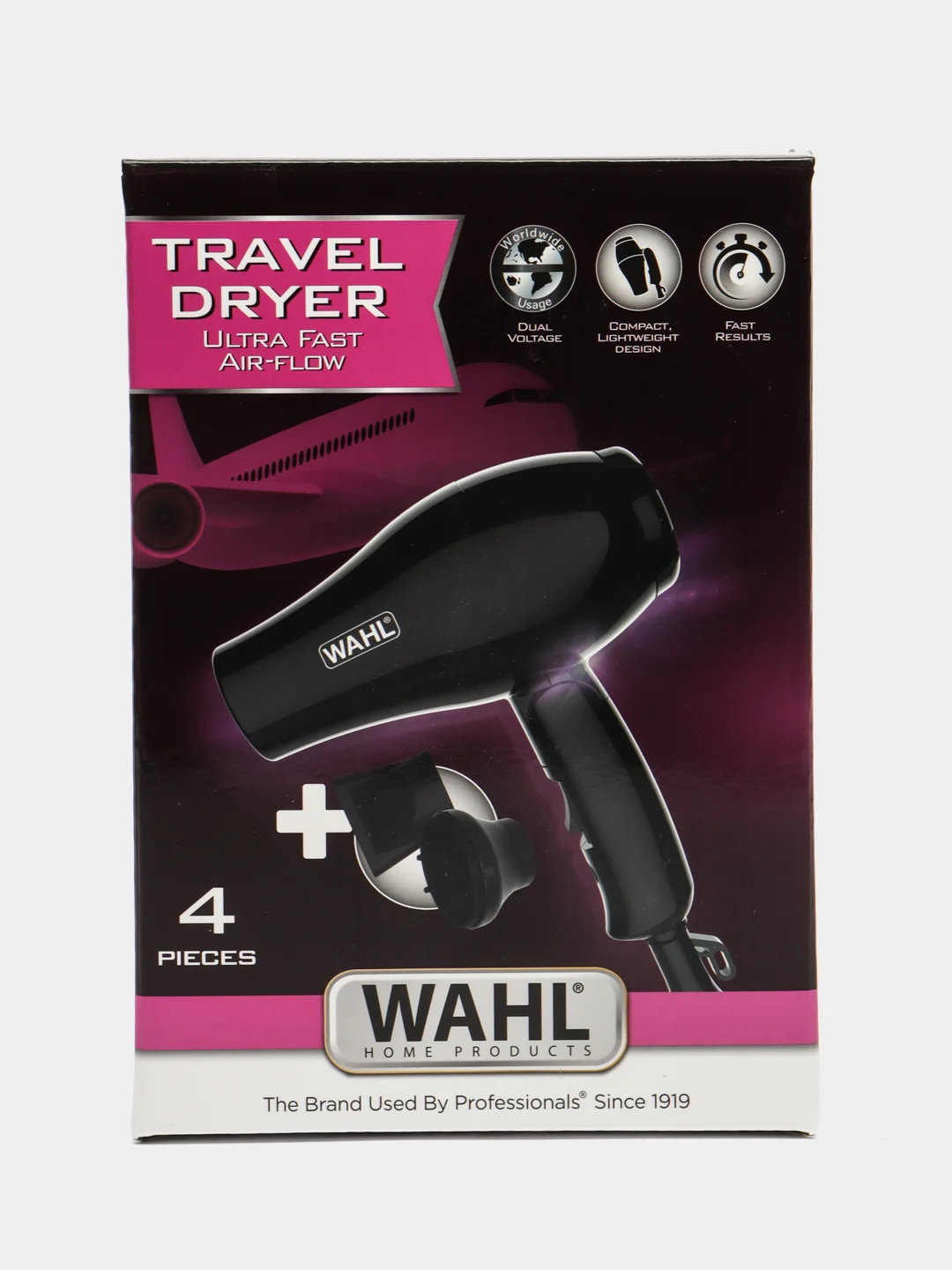 Фен для волос Wahl 3402-0470, дорожный