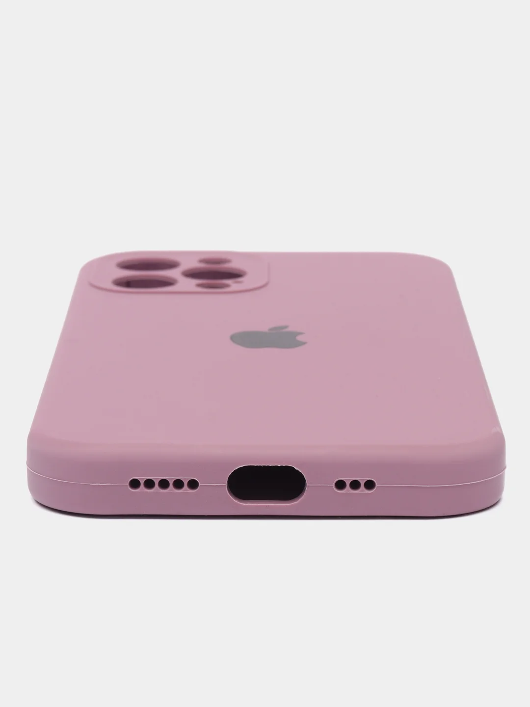 Бордовый силиконовый чехол для iPhone X 11 12 13 14 15 Pro Max
