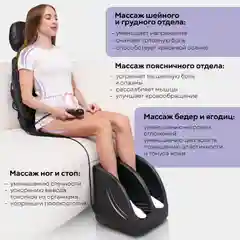 Массажное кресло: массажная накидка и массажер для ног, Planta SMN-2000, массажер для тела