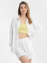 Белый костюм женский летний, ткань сингапур