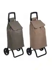 Тележка c сумкой, до 30 кг, оксфорд 300D, 95х41х33 см, сумка 36,5х23х57 см, 45 л, d17 см