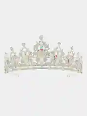 Разноцветный корона, диадема свадебная для невесты на голову