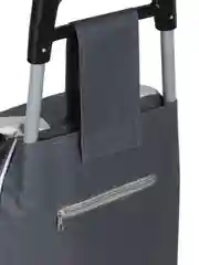 Тележка + сумка, до 30 кг, 36х26х94 см, 28 л, брезент, колеса ЭВА d16 см