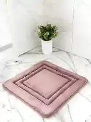 Коврик для туалета DeNASTIA "Soft Collection" 50x50см, мемори, лиловый