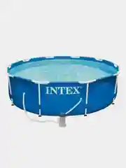 Синий бассейн каркасный с насос-фильтром 305*76 см INTEX 26702, 28202