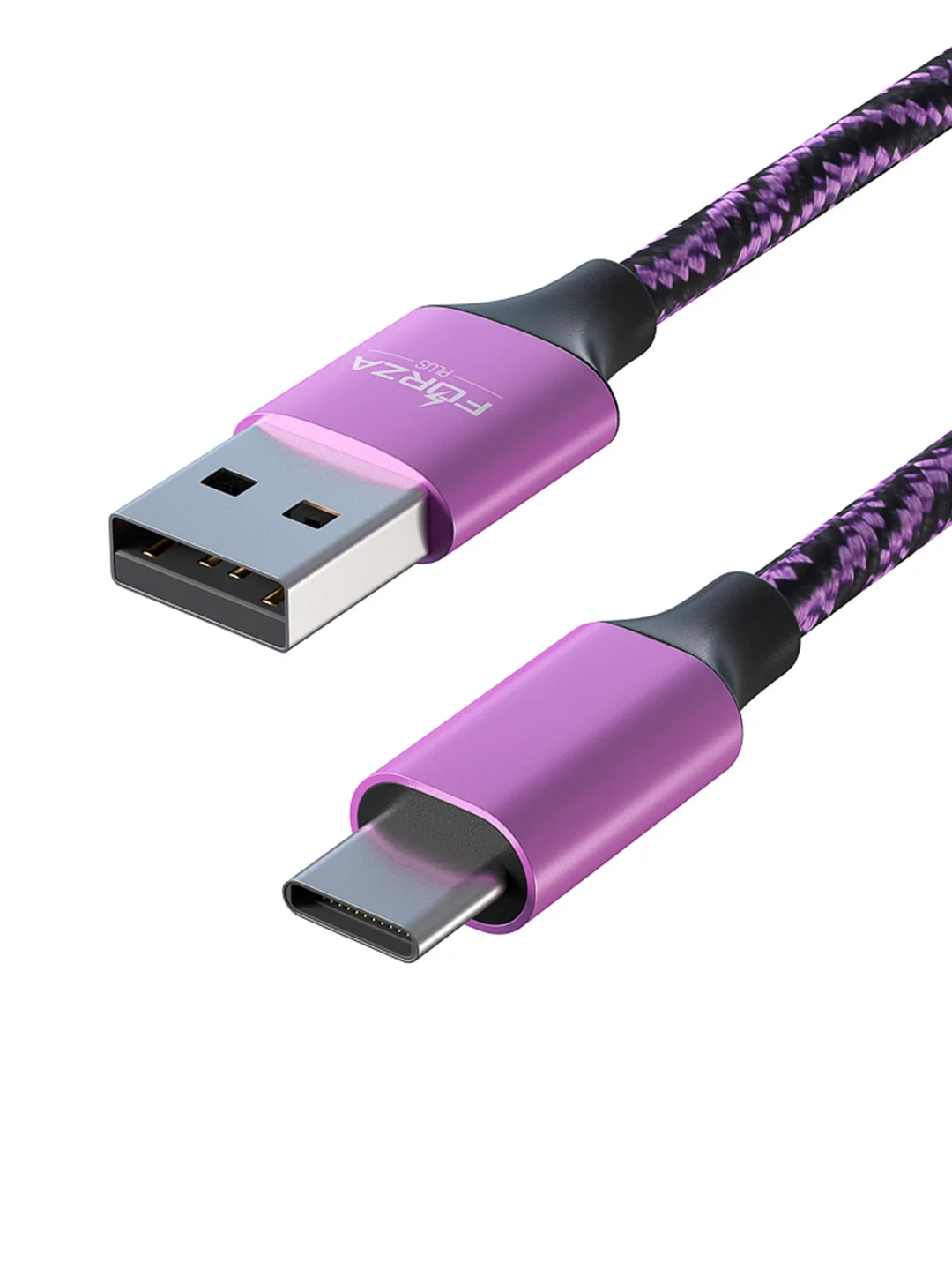 Кабель для зарядки Type-C и Micro-USB, 1 метр, 1.5 А, тканевая оплётка, 4 цвета