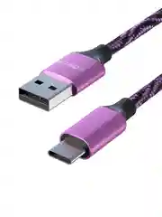 Кабель для зарядки Type-C и Micro-USB, 1 метр, 1.5 А, тканевая оплётка, 4 цвета