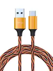 Кабель для зарядки Type-C и Micro-USB, 1 метр, 1.5 А, тканевая оплётка, 4 цвета