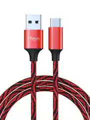 Кабель для зарядки Type-C и Micro-USB, 1 метр, 1.5 А, тканевая оплётка, 4 цвета