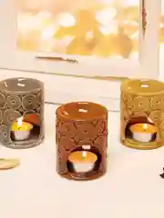 Аромалампа керамическая, 6,5x6,5x8,2 см, 3 цвета
