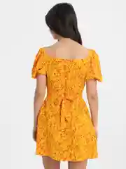 Желтый платье женское, сарафан летний
