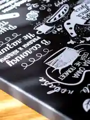 Белый картина-постер "Правила кухни" для декора интерьера дома