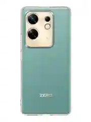 Прозрачный чехол для Infinix Zero 30 4G/ 5G силиконовый BROSCORP матовый / прозрачный с защитой камер