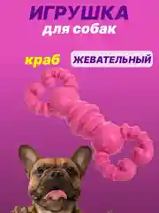 Конфетный игрушка для собак: соска, кость, краб, рыбка